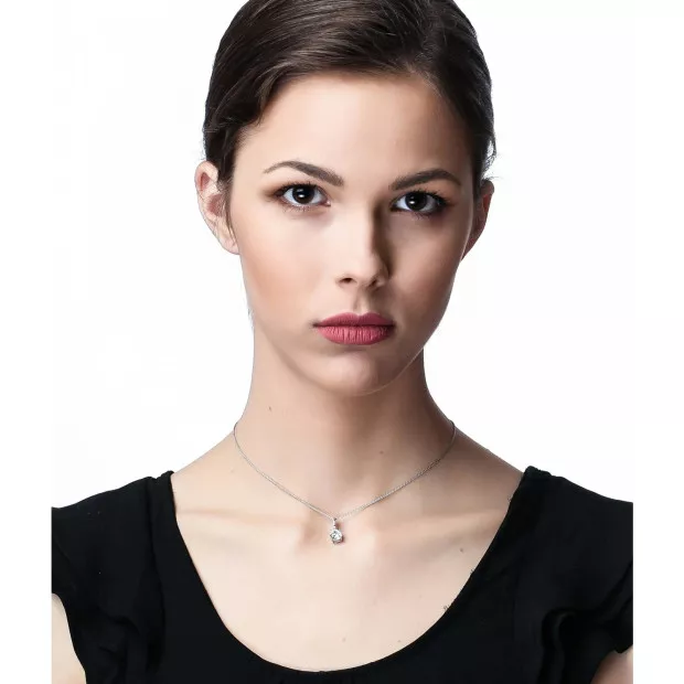 Orphelia Orphelia® Women's Sterling Silver Chain With Pendant - Silver ZH-7010