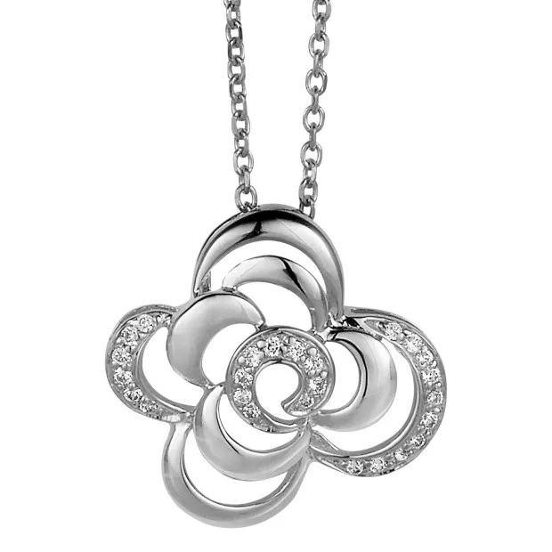 orphelia Orphelia® Women's Sterling Silver Chain with Pendant - Silver ZH-4864