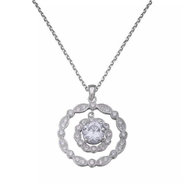orphelia Orphelia® Women's Sterling Silver Chain with Pendant - Silver ZH-4514