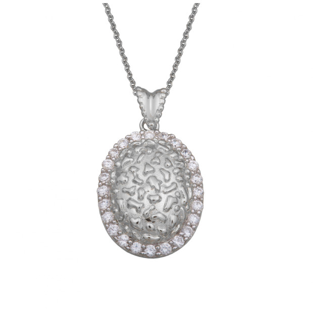 Orphelia Orphelia® Women's Sterling Silver Chain With Pendant - Silver ZH-4520