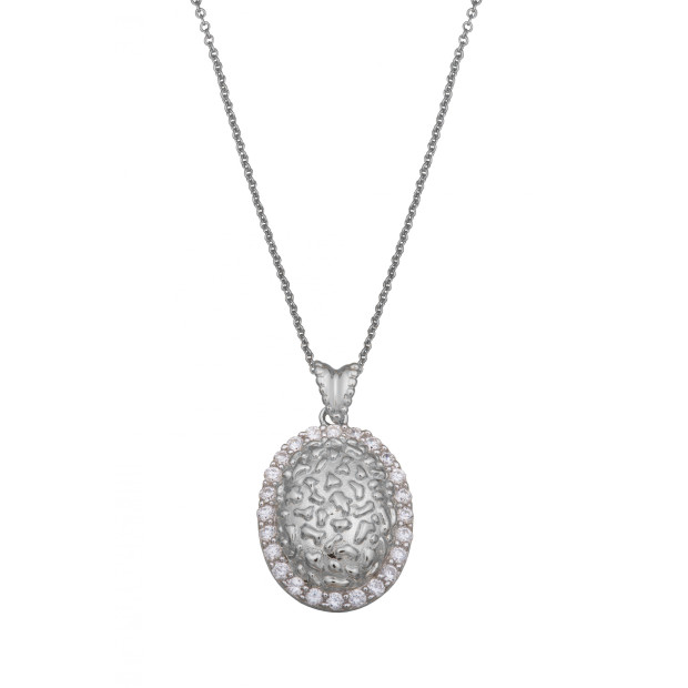 Orphelia Orphelia® Women's Sterling Silver Chain With Pendant - Silver ZH-4520