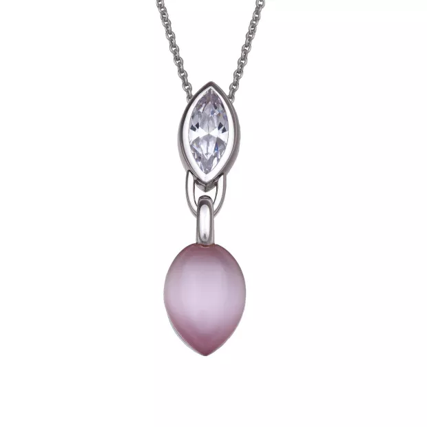 orphelia Orphelia® Women's Sterling Silver Chain with Pendant - Silver ZH-4532