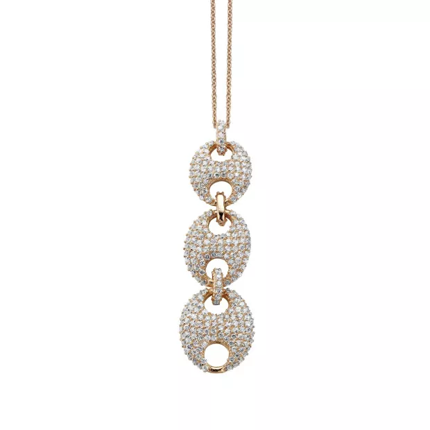 orphelia Orphelia® Women's Sterling Silver Chain with Pendant - Rose PEN-2065-ROSE