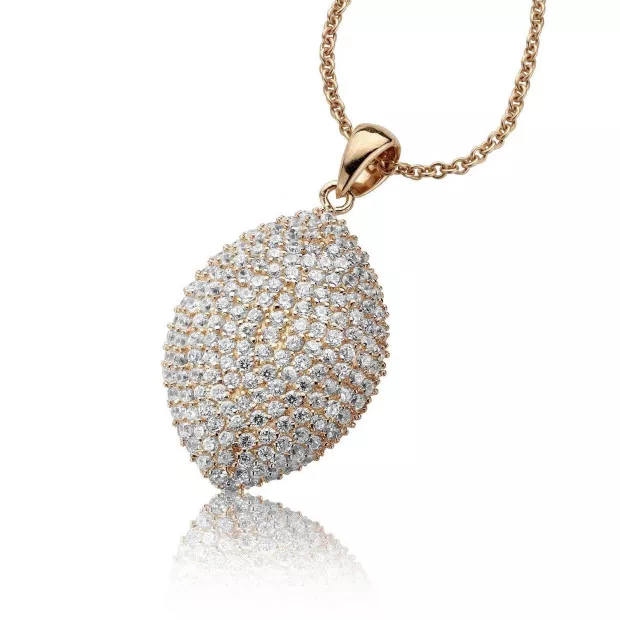 orphelia Orphelia® Women's Sterling Silver Chain with Pendant - Rose PEN-2054