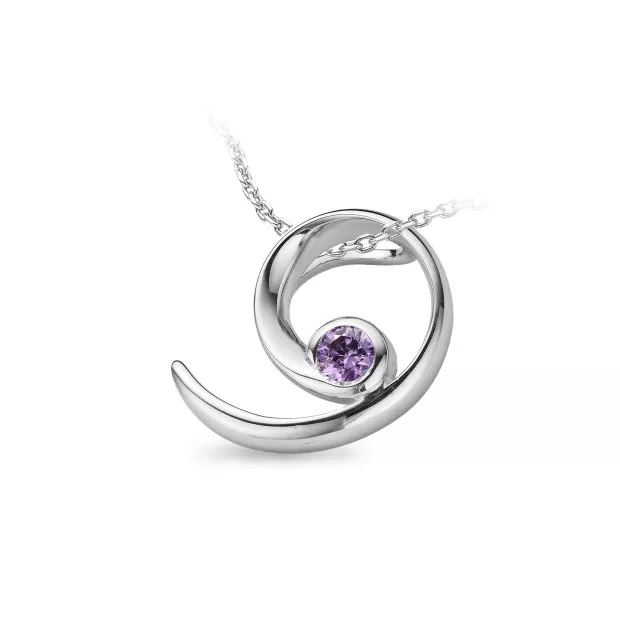 orphelia Orphelia® Women's Sterling Silver Chain with Pendant - Silver ZH-4687