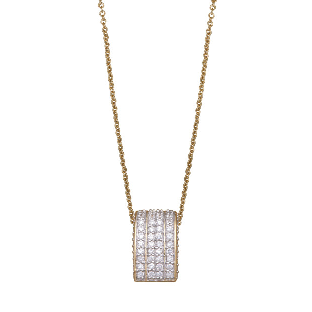 Orphelia Orphelia® Women's Sterling Silver Chain With Pendant - Gold ZH-4518-GOLD