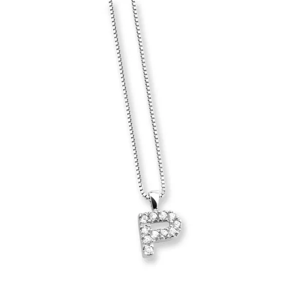 orphelia Orphelia® Women's Sterling Silver Chain with Pendant - Silver ALPHABET/P