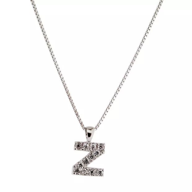 orphelia Orphelia® Women's Sterling Silver Chain with Pendant - Silver ALPHABET/Z