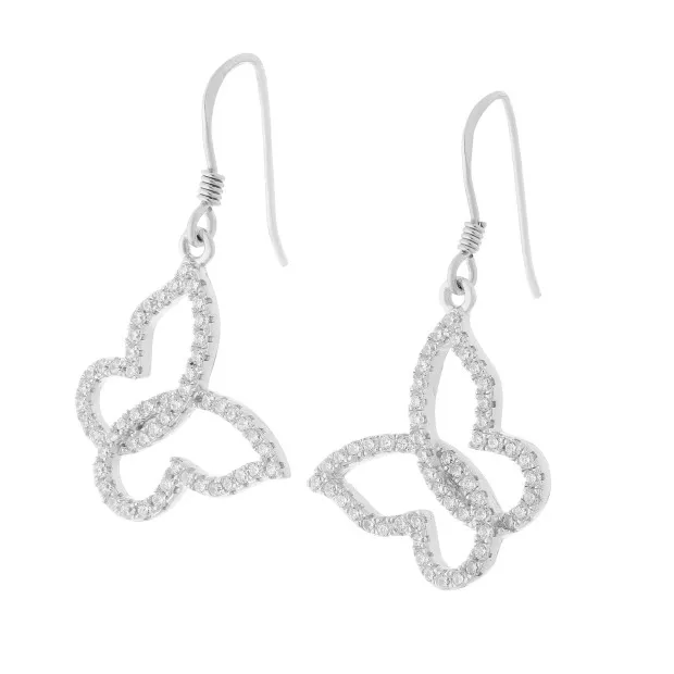 Orphelia Orphelia® Women's Sterling Silver Drop Earrings - Silver ZO-5265