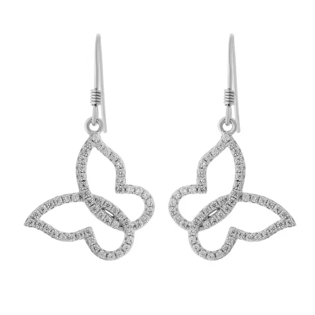 orphelia Orphelia® Women's Sterling Silver Drop Earrings - Silver ZO-5265