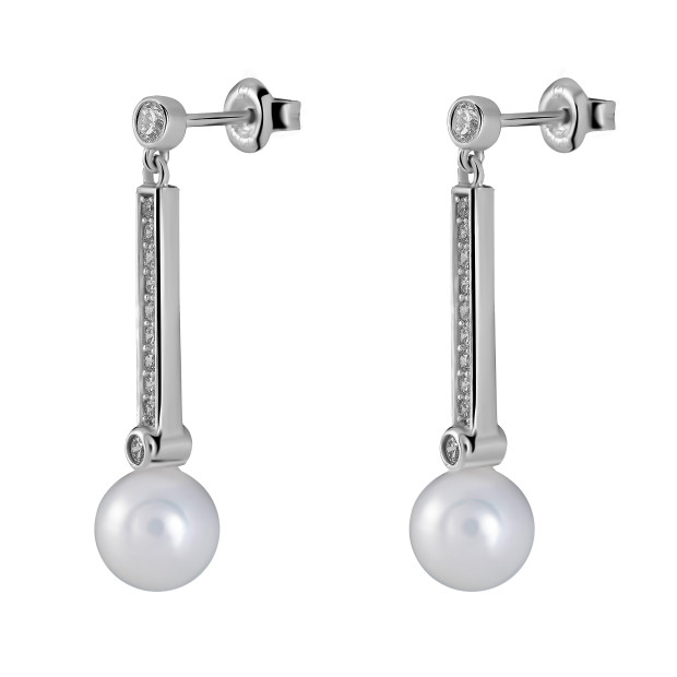 Orphelia Orphelia® Women's Sterling Silver Drop Earrings - Silver ZO-5810