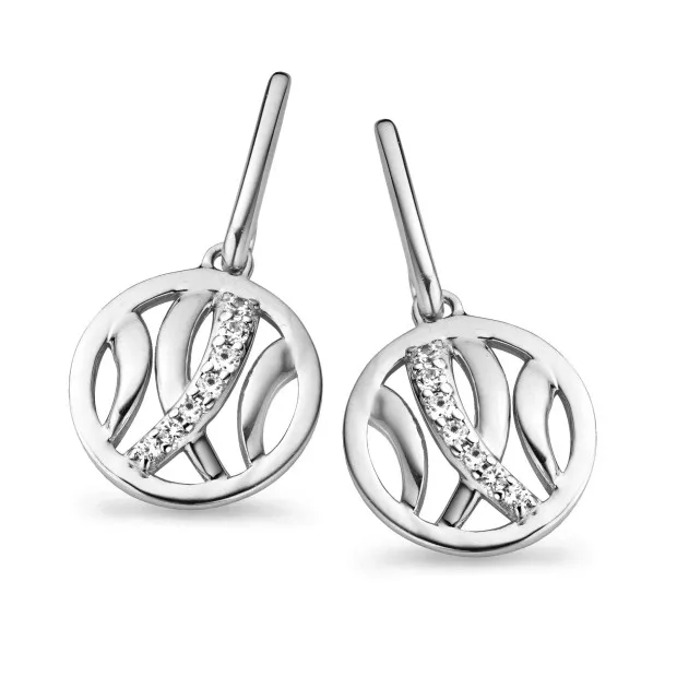 orphelia Orphelia® Women's Sterling Silver Drop Earrings - Silver ZO-5135