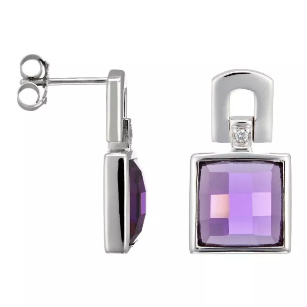 orphelia Orphelia® Women's Sterling Silver Drop Earrings - Silver ZO-5992