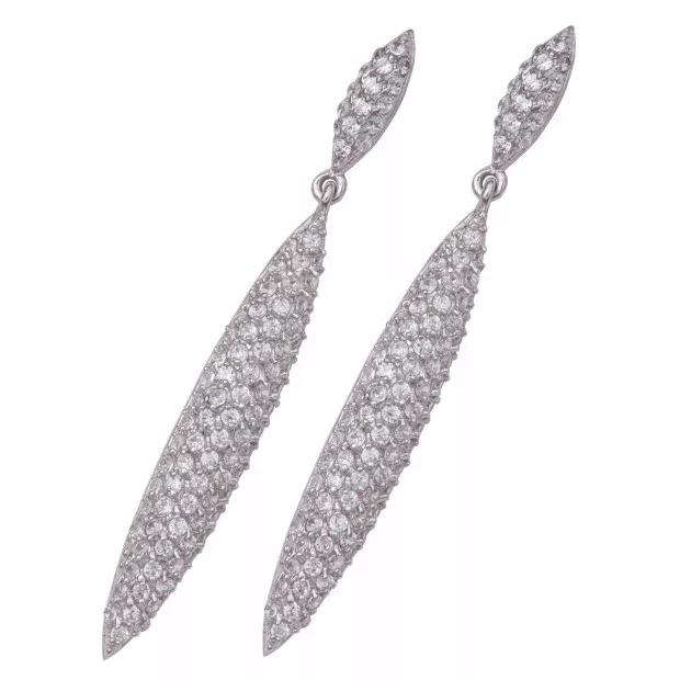 Orphelia Orphelia® Women's Sterling Silver Drop Earrings - Silver ZO-5875