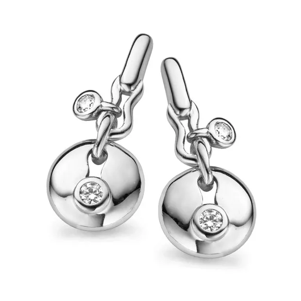 orphelia Orphelia® Women's Sterling Silver Drop Earrings - Silver ZO-5125