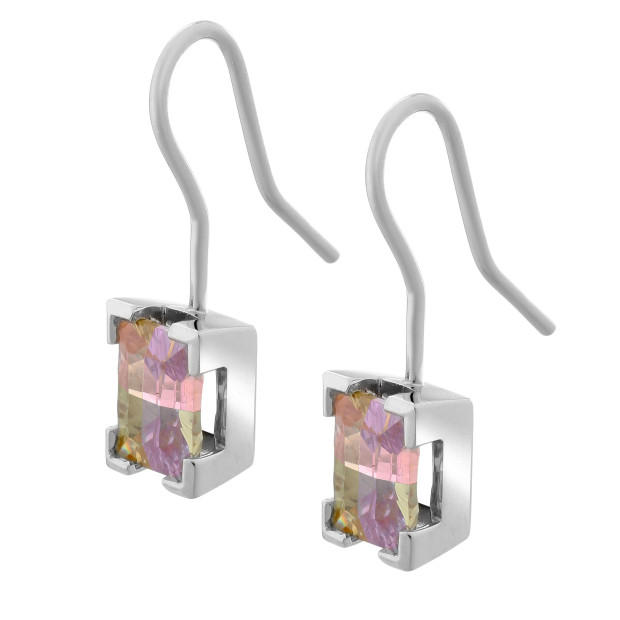 Orphelia Orphelia® Women's Sterling Silver Drop Earrings - Silver CC-46