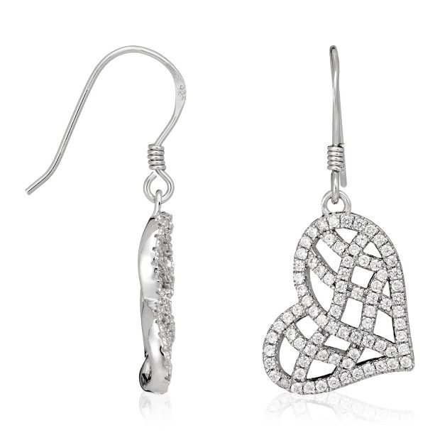 Orphelia Orphelia® Women's Sterling Silver Drop Earrings - Silver ZO-5221