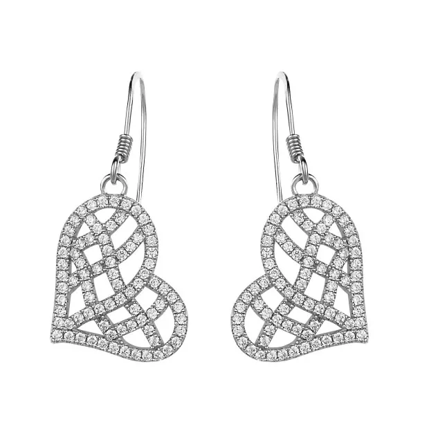 orphelia Orphelia® Women's Sterling Silver Drop Earrings - Silver ZO-5221