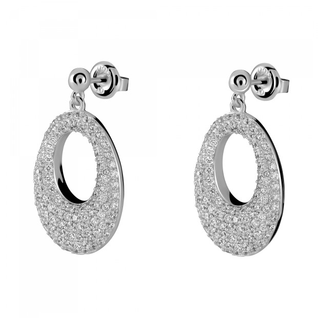 Orphelia Orphelia® Women's Sterling Silver Drop Earrings - Silver ZO-5806
