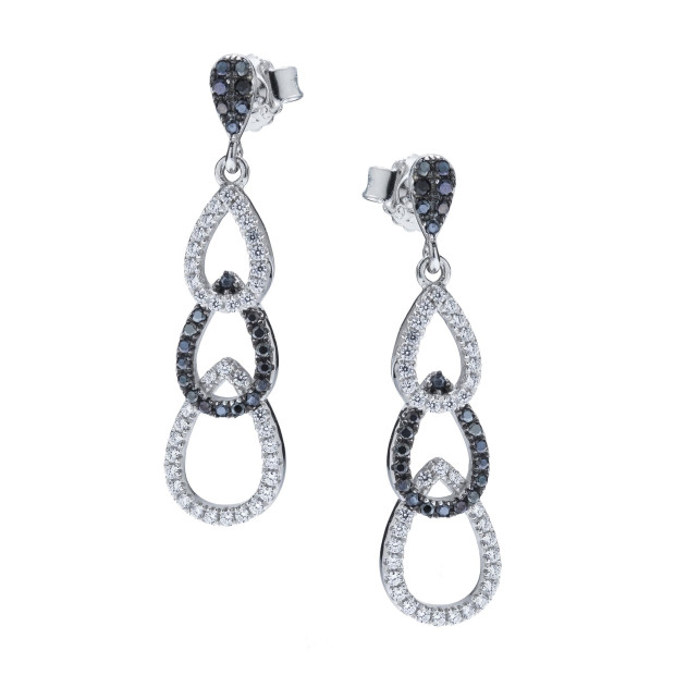 Orphelia Orphelia® Women's Sterling Silver Drop Earrings - Silver ZO-5230