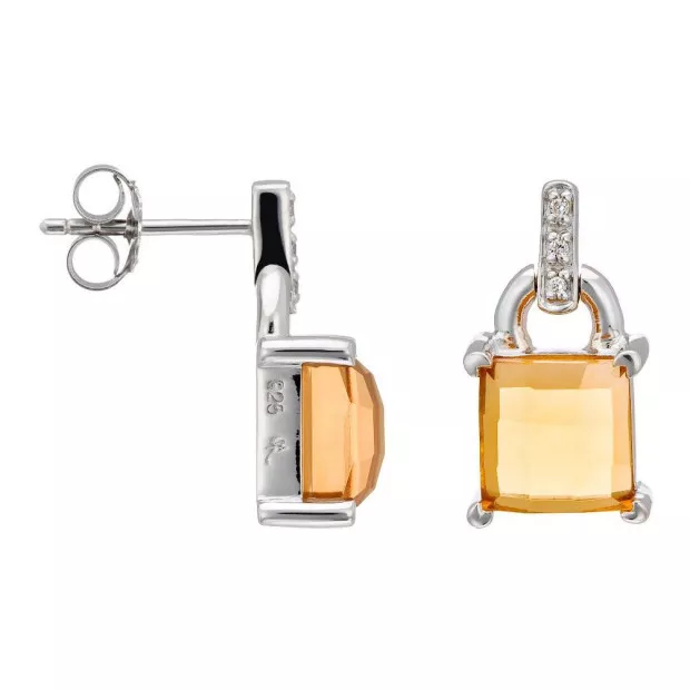 orphelia Orphelia® Women's Sterling Silver Drop Earrings - Silver ZO-5982