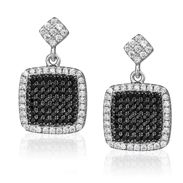 orphelia Orphelia® Women's Sterling Silver Drop Earrings - Silver ZO-5231