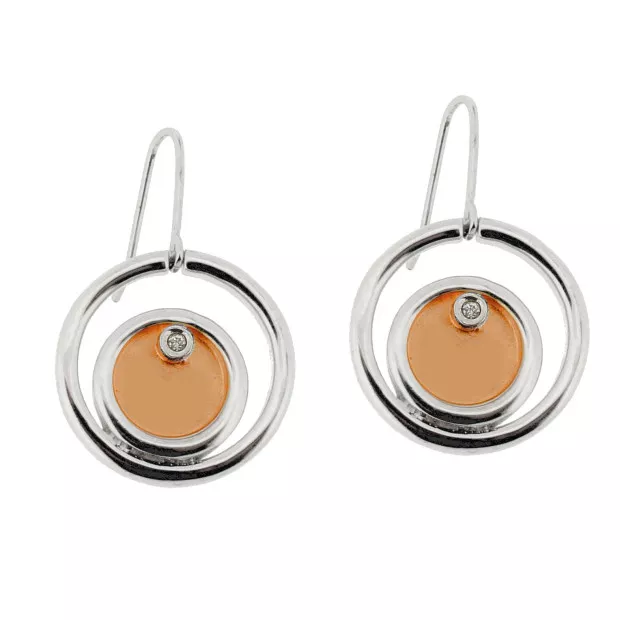 orphelia Orphelia® Women's Sterling Silver Drop Earrings - Silver ZO-5703