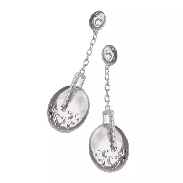 orphelia Orphelia® Women's Sterling Silver Drop Earrings - Silver ZO-5851