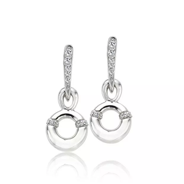 orphelia Orphelia® Women's Sterling Silver Drop Earrings - Silver ZO-5955