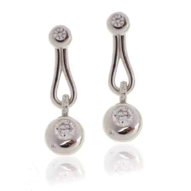 orphelia Orphelia® Women's Sterling Silver Drop Earrings - Silver ZO-5857