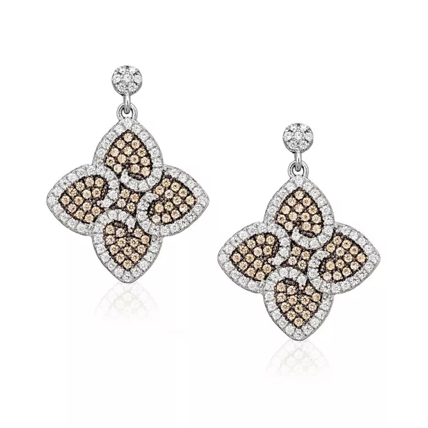 orphelia Orphelia® Women's Sterling Silver Drop Earrings - Silver ZO-5225