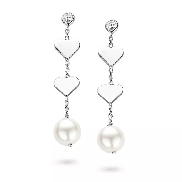 orphelia Orphelia® Women's Sterling Silver Drop Earrings - Silver ZO-5145