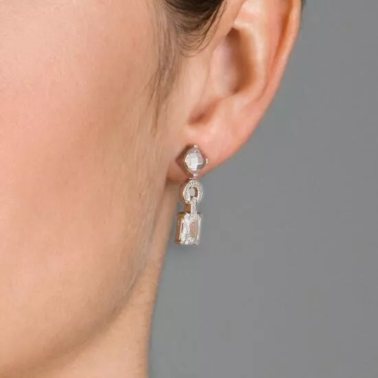 Orphelia Orphelia® Women's Sterling Silver Drop Earrings - Silver ZO-5919