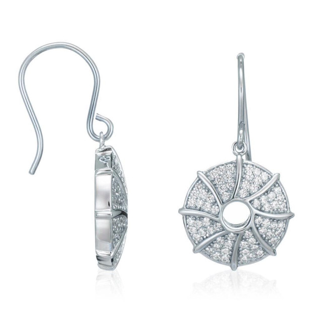 Orphelia Orphelia® Women's Sterling Silver Drop Earrings - Silver ZO-5169