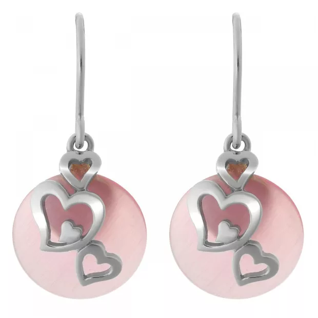 orphelia Orphelia® Women's Sterling Silver Drop Earrings - Silver ZO-5195