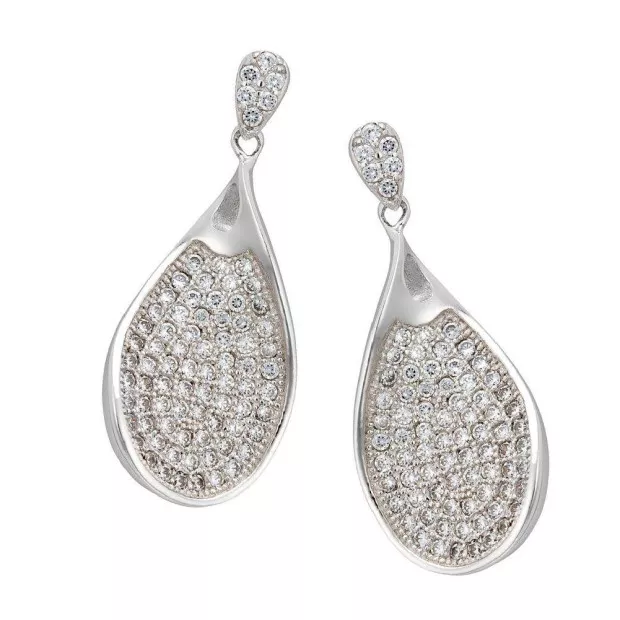 orphelia Orphelia® Women's Sterling Silver Drop Earrings - Silver ZO-5937