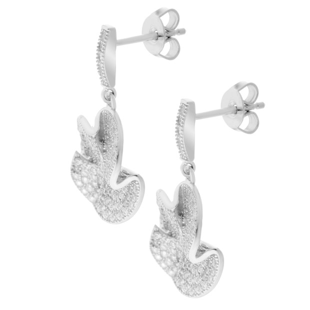 Orphelia Orphelia® Women's Sterling Silver Drop Earrings - Silver ZO-5171