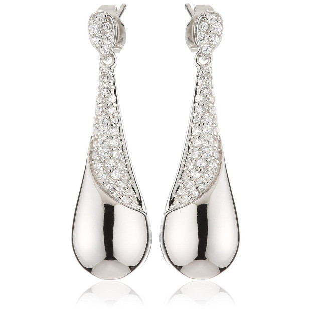 Orphelia Orphelia® Women's Sterling Silver Drop Earrings - Silver ZO-5971