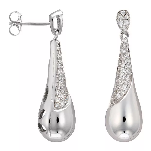 orphelia Orphelia® Women's Sterling Silver Drop Earrings - Silver ZO-5971