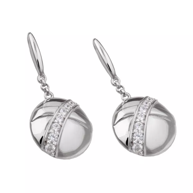 orphelia Orphelia® Women's Sterling Silver Drop Earrings - Silver ZO-5856