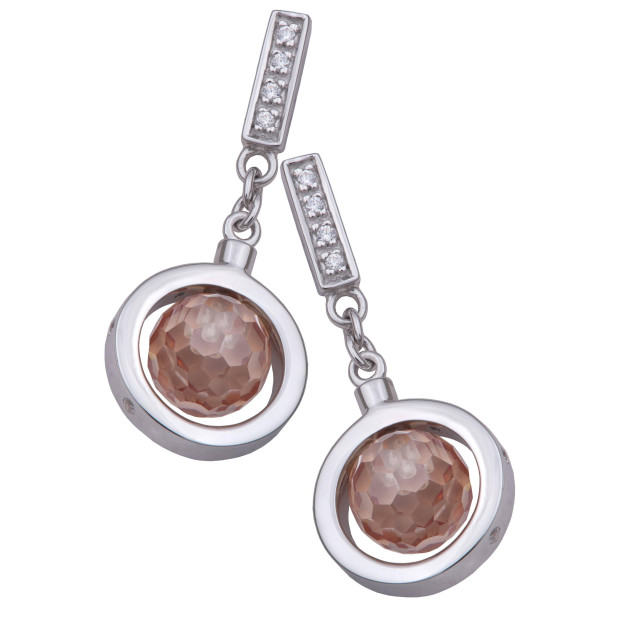 Orphelia Orphelia® Women's Sterling Silver Drop Earrings - Silver ZO-5904