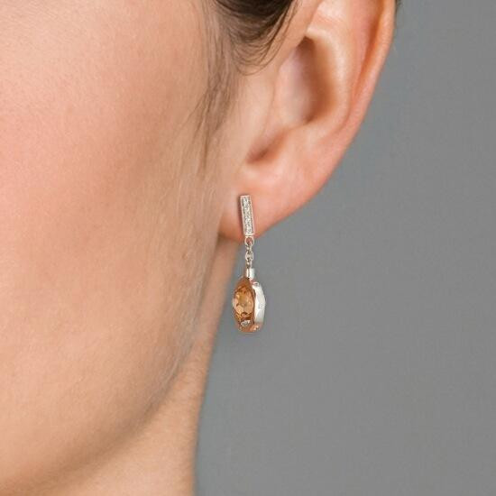 Orphelia Orphelia® Women's Sterling Silver Drop Earrings - Silver ZO-5904