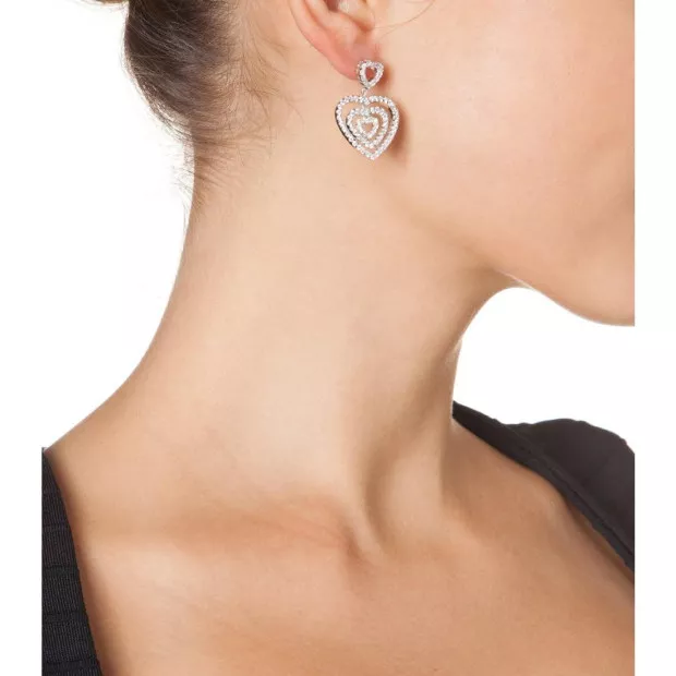 Orphelia Orphelia® Women's Sterling Silver Drop Earrings - Silver EAR-1218