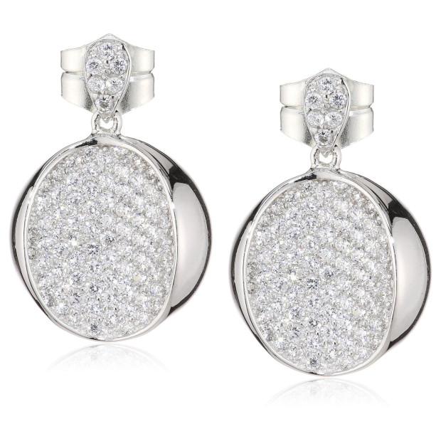 Orphelia Orphelia® Women's Sterling Silver Drop Earrings - Silver ZO-5936