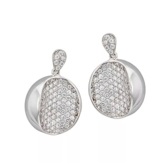 orphelia Orphelia® Women's Sterling Silver Drop Earrings - Silver ZO-5936