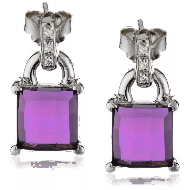 Orphelia Orphelia® Women's Sterling Silver Drop Earrings - Silver ZO-5980