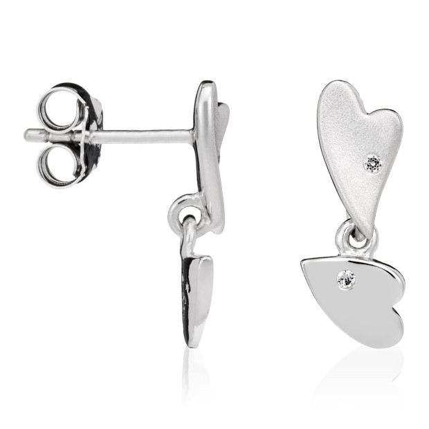 Orphelia Orphelia® Women's Sterling Silver Drop Earrings - Silver ZO-5011