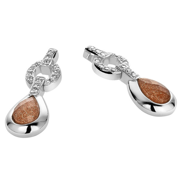 Orphelia Orphelia® Women's Sterling Silver Drop Earrings - Silver ZO-5206