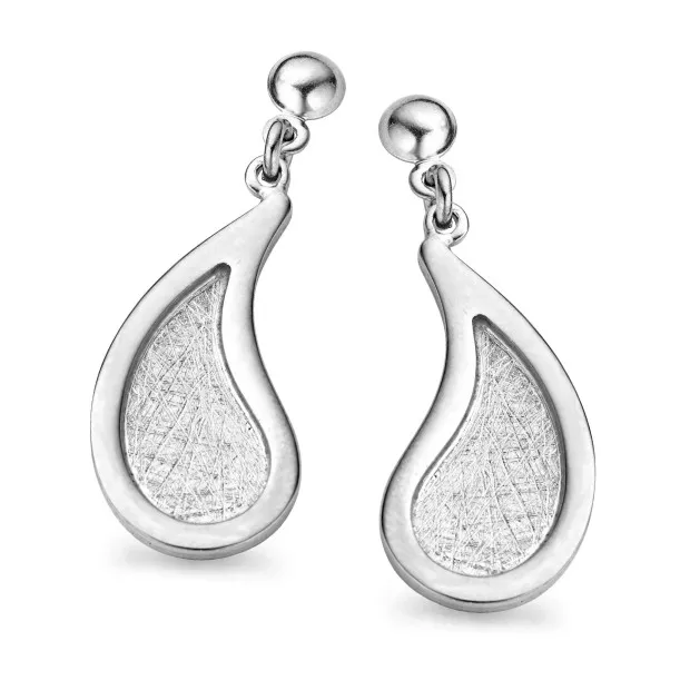 orphelia Orphelia® Women's Sterling Silver Drop Earrings - Silver ZO-5060