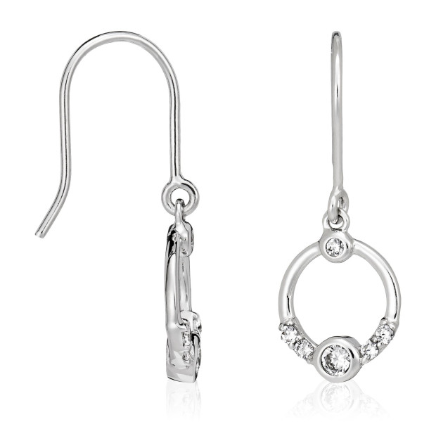 Orphelia Orphelia® Women's Sterling Silver Drop Earrings - Silver ZO-5127
